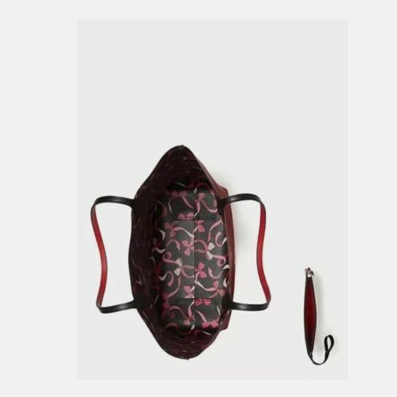 Kate Spade Wrapping Party Large Reversible Tote with Detachable Wristlet - Picture 7 of 10